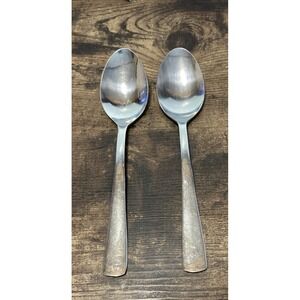 Oneida Everyday Replacement Or Spoons For Craft Stainless Lot Of 2 Teaspoons